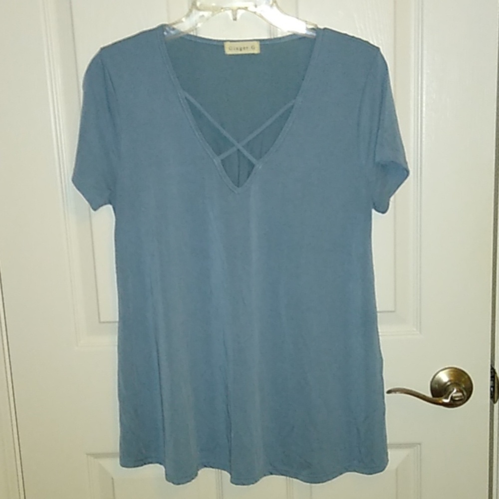 Ginger G women's knit shirt, Size L